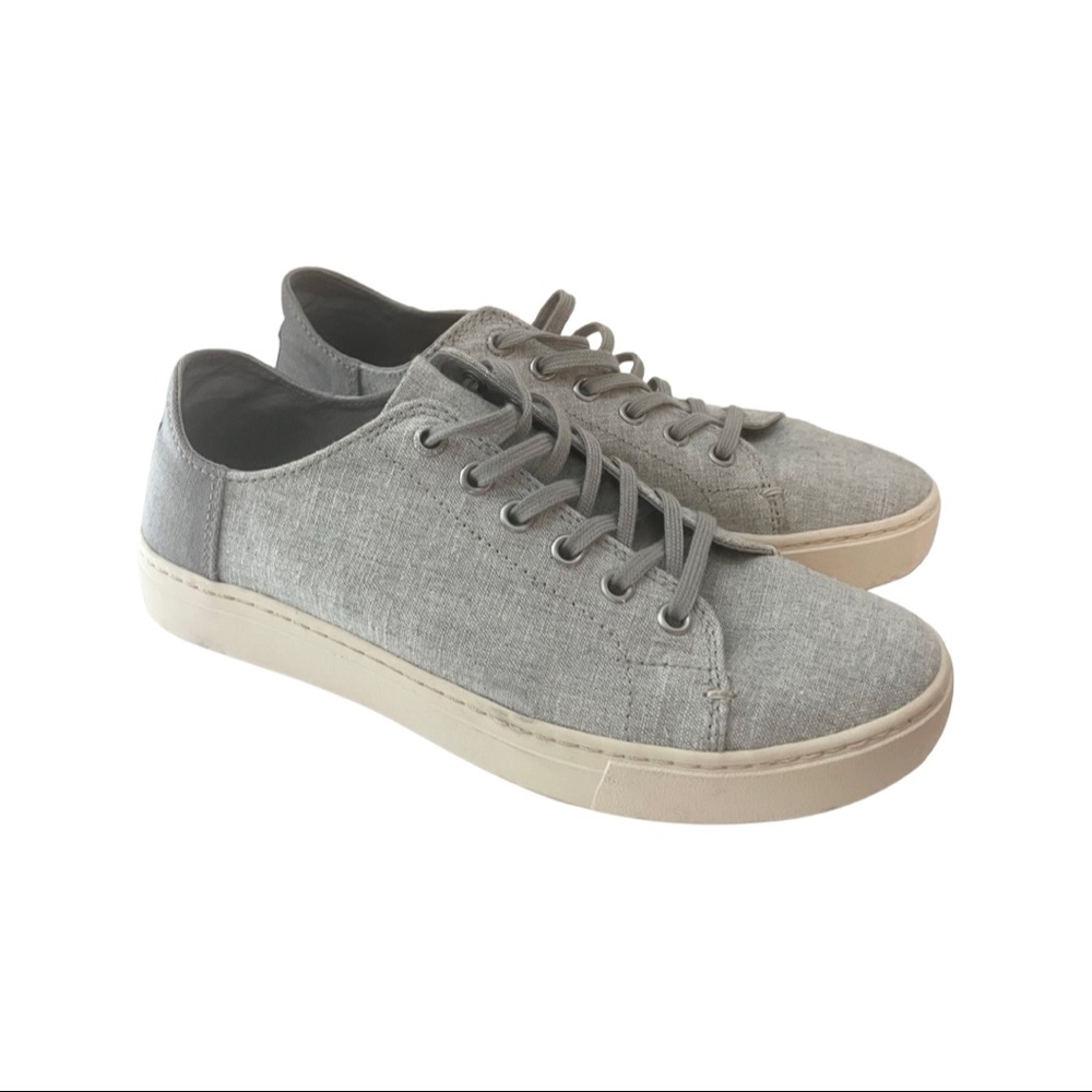 TOMS Grey Canvas Sneaker Womens